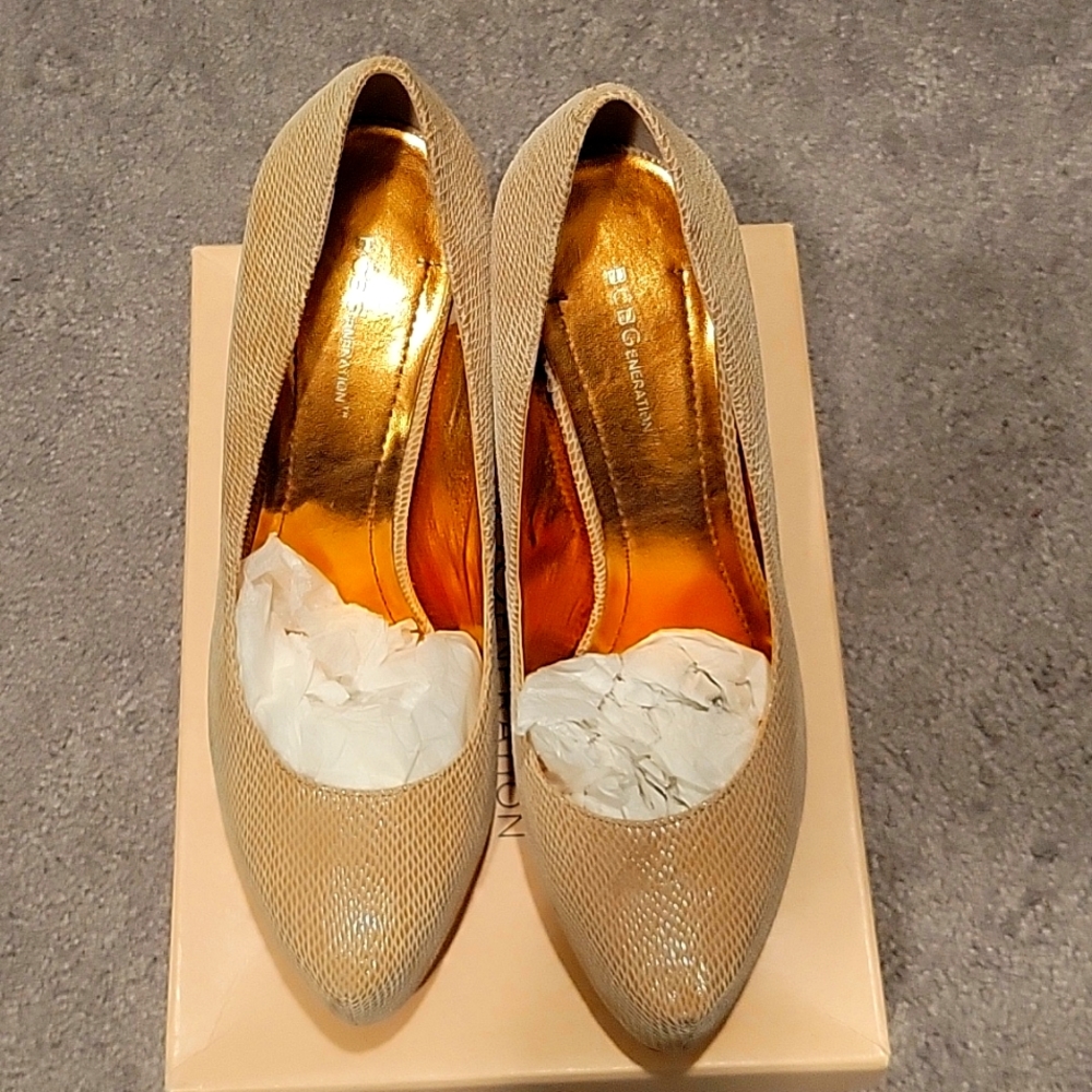 Cashew Colored BCBG Pumps